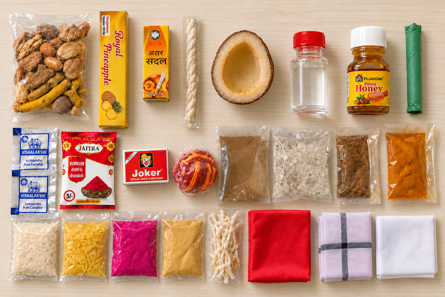 Fresh Diwali Pooja Kit Big 1 combo - Buy Online in Hyderabad